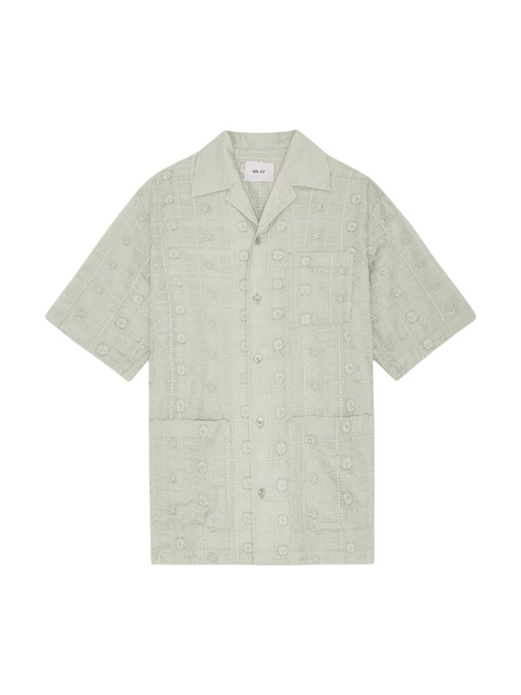 NN07 NN.07 BEN SHIRT SAGE GROEN