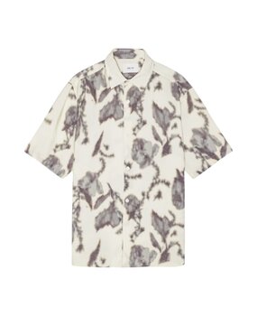NN07 NN.07 FREDDY SHORT SLEEVE SHIRT ECRU PRINT