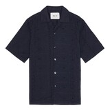 NN.07 JULIO EMROIDERY SHORTSLEEVE SHIRT MARINE