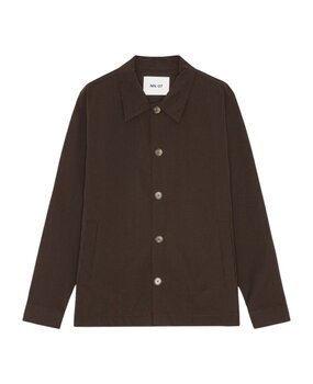 NN.07 ZANDER SEERSUCKER BLAZER BRUIN