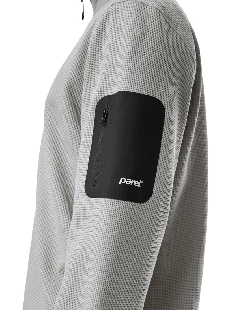 PAREL STUDIOS TOBA QUARTER ZIP GRIJS PAREL STUDIOS TOBA QUARTER ZIP GRIJS