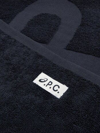 A.P.C. PARIS X ASICS HANDDOEK MARINE