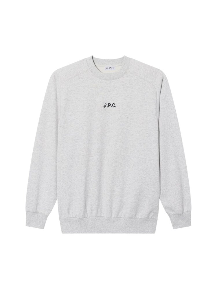 A.P.C. A.PC. PARIS X ASICS SWEATER GRIJS