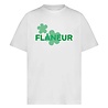 FLÂNEUR ORGANIC FLOWER T-SHIRT WIT FLÂNEUR ORGANIC FLOWER T-SHIRT WIT