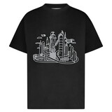 FLÂNEUR METROPOLIS T-SHIRT ZWART