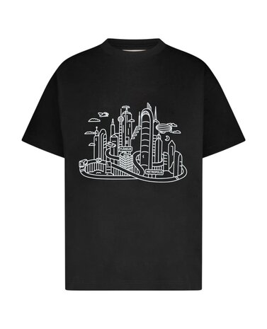 FLÂNEUR METROPOLIS T-SHIRT ZWART FLÂNEUR METROPOLIS T-SHIRT ZWART