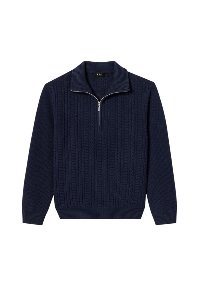 A.P.C. A.P.C. PARIS THEO PULLOVER MARINE