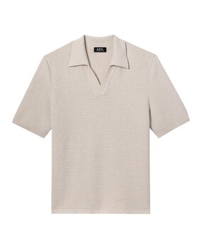 A.P.C. A.P.C. PARIS LIVIO POLO ECRU