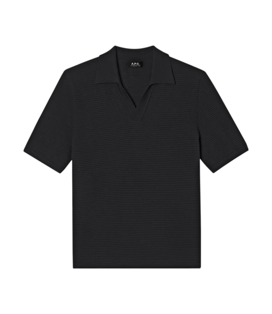 A.P.C. A.P.C. PARIS LIVIO POLO ZWART