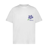 FLÂNEUR PIXEL FLOWER T-SHIRT WIT