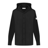FLÂNEUR HOODED ATELIER SHIRT ZWART