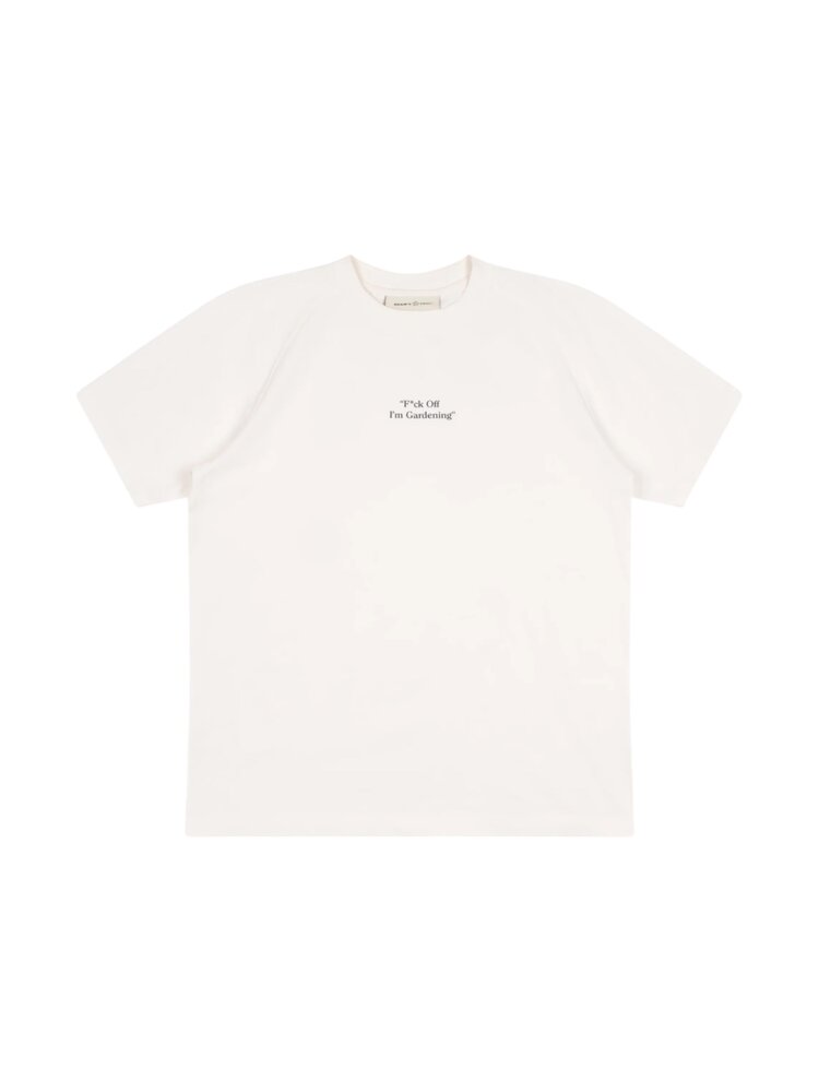 Brams Fruit BRAM'S FRUIT F*CK OFF I'M GARDENING RAGLAN T-SHIRT WIT