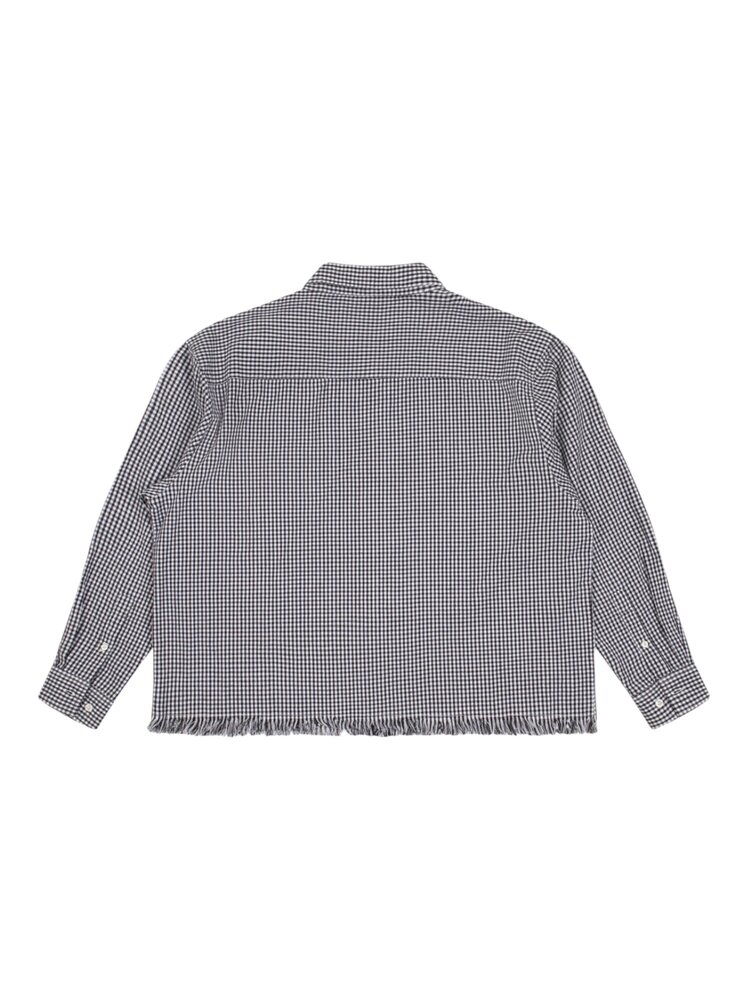 Brams Fruit BRAM'S FRUIT DISTRESSED FARMER SHIRT ZWART