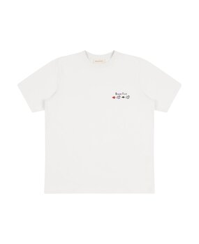 BRAM'S FRUIT FLORA T-SHIRT WIT