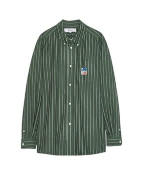 Palmes PALMES DEUCE OXFORD SHIRT GROEN