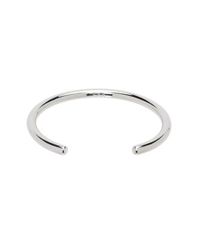 A.P.C. PARIS JONC CIRCLE BRACELET ZILVER