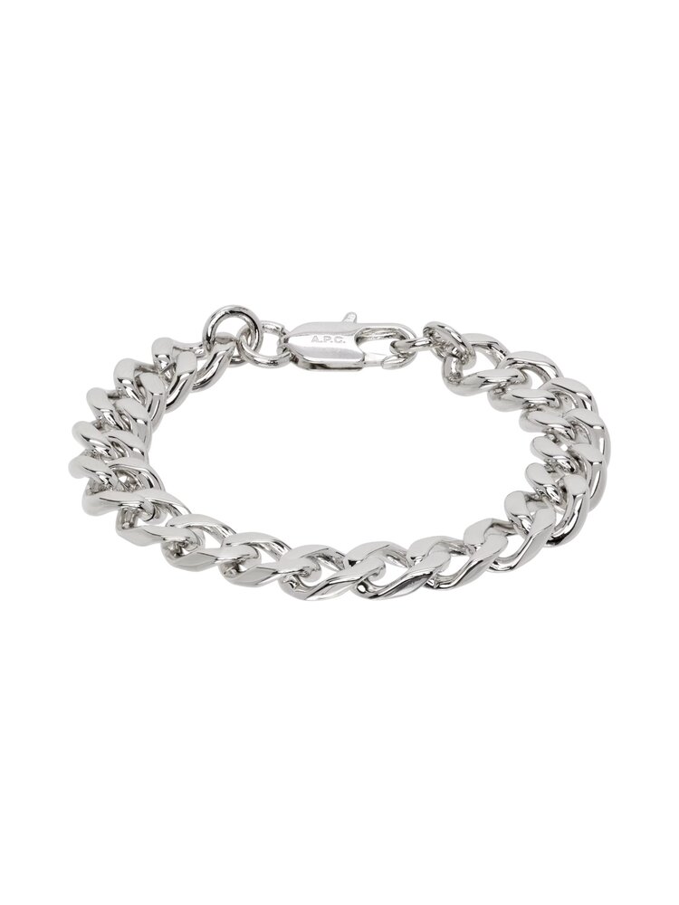 A.P.C. A.P.C. PARIS MINIMAL MAXI BRACELET ZILVER A.P.C. A.P.C. PARIS MINIMAL MAXI BRACELET ZILVER