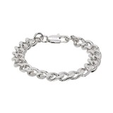 A.P.C. PARIS MINIMAL MAXI BRACELET ZILVER
