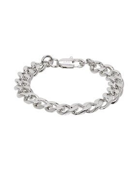 A.P.C. PARIS MINIMAL MAXI BRACELET ZILVER