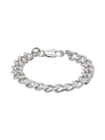A.P.C. A.P.C. PARIS MINIMAL MAXI BRACELET ZILVER A.P.C. A.P.C. PARIS MINIMAL MAXI BRACELET ZILVER