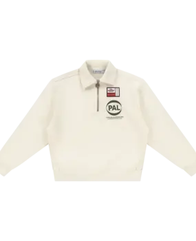 PAL SPORTING GOODS COMPANY HALF ZIP SWEATER MARSHMALLOW PAL SPORTING GOODS COMPANY HALF ZIP SWEATER MARSHMALLOW