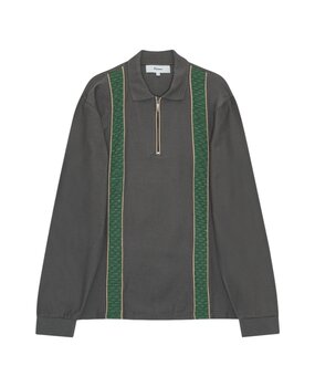 Palmes PALMES LACE ZIP POLO GRIJS