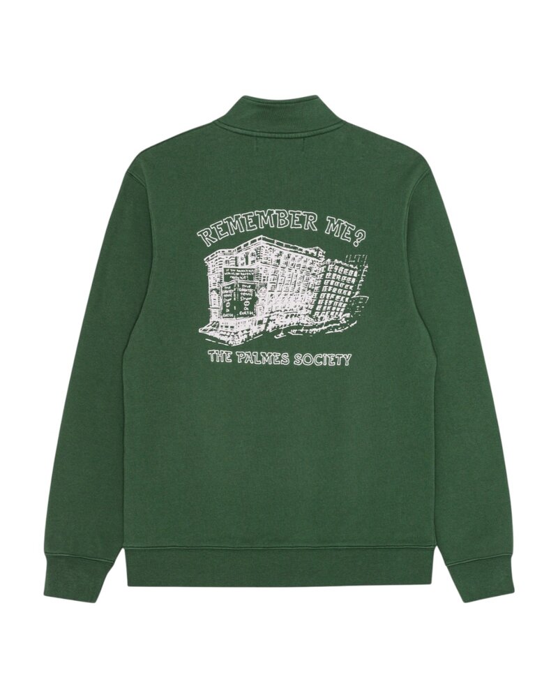 PALMES REMEMBER ZIP SWEATER GROEN