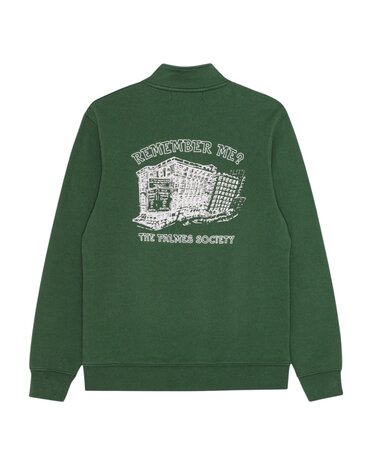Palmes PALMES REMEMBER ZIP SWEATER GROEN