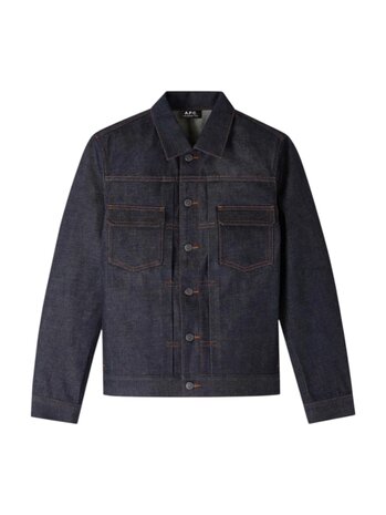 A.P.C. A.P.C. PARIS VESTE JEAN WORK DENIM JACK INDIGO
