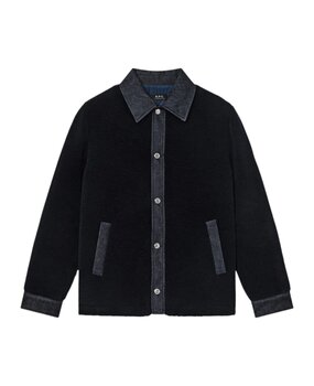 A.P.C. PARIS WILL VEST MARINE A.P.C. PARIS WILL VEST MARINE