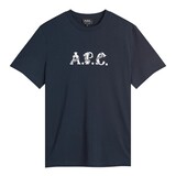 A.P.C. PARIS HUGO T-SHIRT MARINE