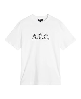 A.P.C. PARIS HUGO T-SHIRT WIT
