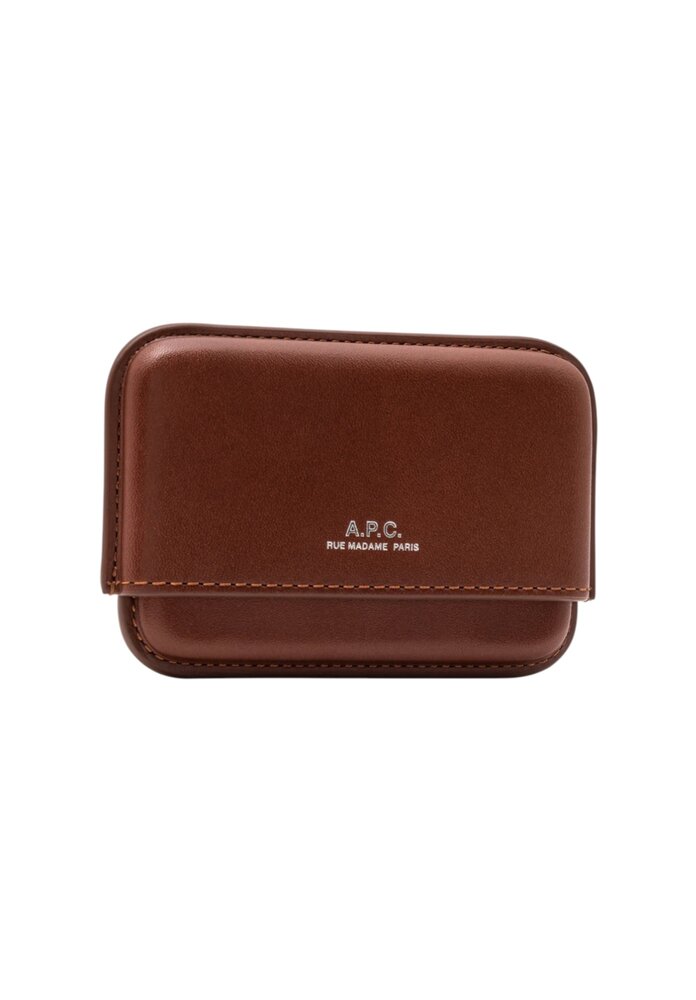 A.P.C. A.P.C. PARIS MAGNA CARTA CARDHOLDER BRUIN