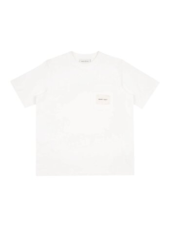 Brams Fruit BRAM'S FRUIT CHEST POCKET T-SHIRT WIT