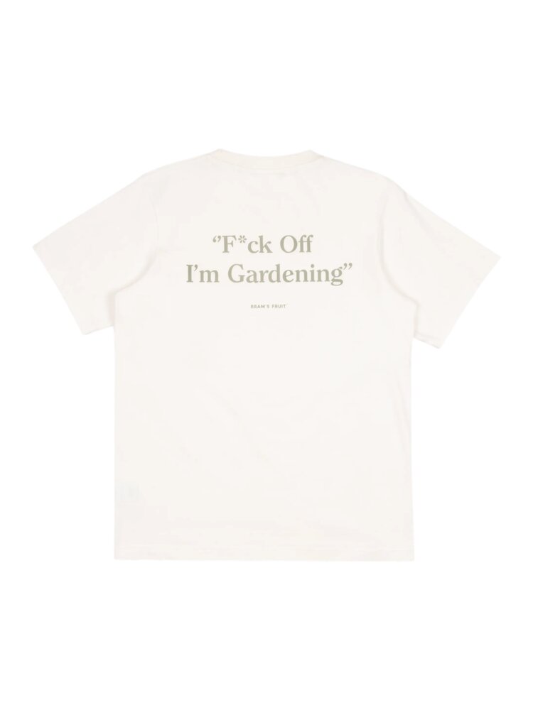 BRAM'S FRUIT DISTRESSED F* OFF T-SHIRT WIT BRAM'S FRUIT DISTRESSED F* OFF T-SHIRT WIT