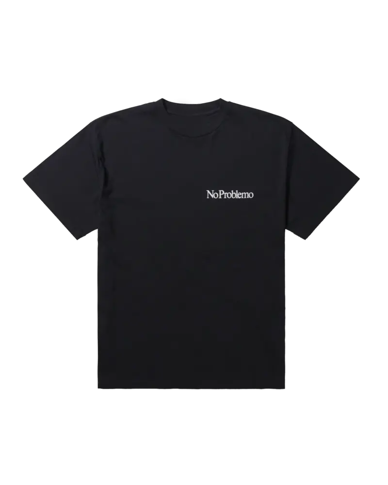 No Problemo NOPROBLEMO MINI PROBLEMO TEE ZWART No Problemo NOPROBLEMO MINI PROBLEMO TEE ZWART