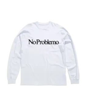 No Problemo NOPROBLEMO LONGSLEEVE TEE WIT