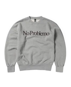 No Problemo NOPROBLEMO SWEATSHIRT GRIJS No Problemo NOPROBLEMO SWEATSHIRT GRIJS