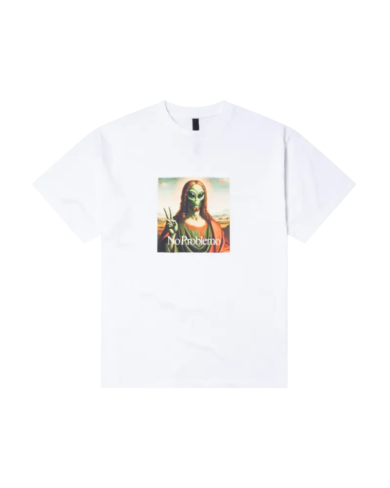 No Problemo NOPROBLEMO SWEET JESUS TEE WIT No Problemo NOPROBLEMO SWEET JESUS TEE WIT