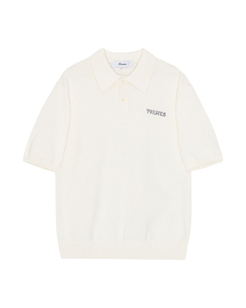 PALMES COTTON KNIT POLO WIT PALMES COTTON KNIT POLO WIT
