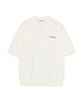 Palmes PALMES COTTON KNIT POLO WIT