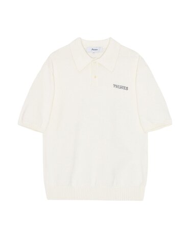 Palmes PALMES COTTON KNIT POLO WIT