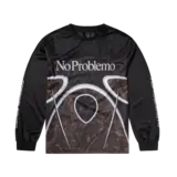 No Problemo NOPROBLEMO ALIEN LONGSLEEVE MOTO SHIRT ZWART