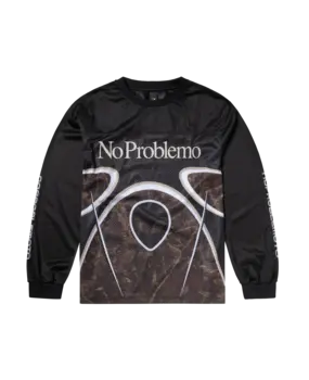 No Problemo NOPROBLEMO ALIEN LONGSLEEVE MOTO SHIRT ZWART