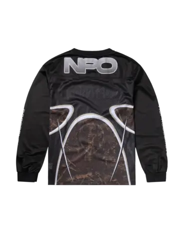 No Problemo NOPROBLEMO ALIEN LONGSLEEVE MOTO SHIRT ZWART No Problemo NOPROBLEMO ALIEN LONGSLEEVE MOTO SHIRT ZWART