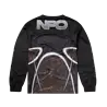 No Problemo NOPROBLEMO ALIEN LONGSLEEVE MOTO SHIRT ZWART No Problemo NOPROBLEMO ALIEN LONGSLEEVE MOTO SHIRT ZWART