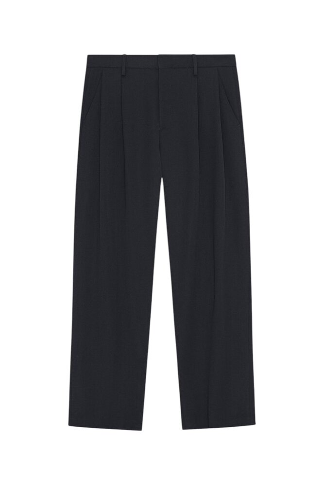NN.07 JUSTIN HERRINGBONE RELAXED FIT PANT MARINE