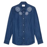 NN.07 JOE WESTERN-INSPIRED SHIRT DENIM
