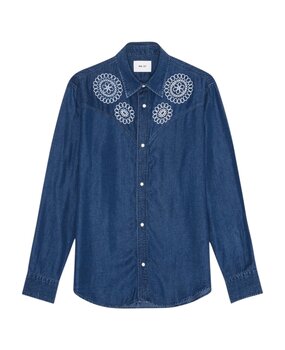NN.07 JOE WESTERN-INSPIRED SHIRT DENIM