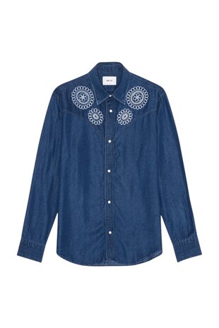 NN.07 JOE WESTERN-INSPIRED SHIRT DENIM